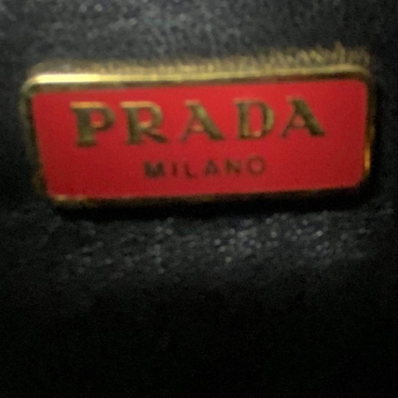 RARE✨ PRADA Saffiano Lux Double Zip Tote - Mini - Picture 9 of 12